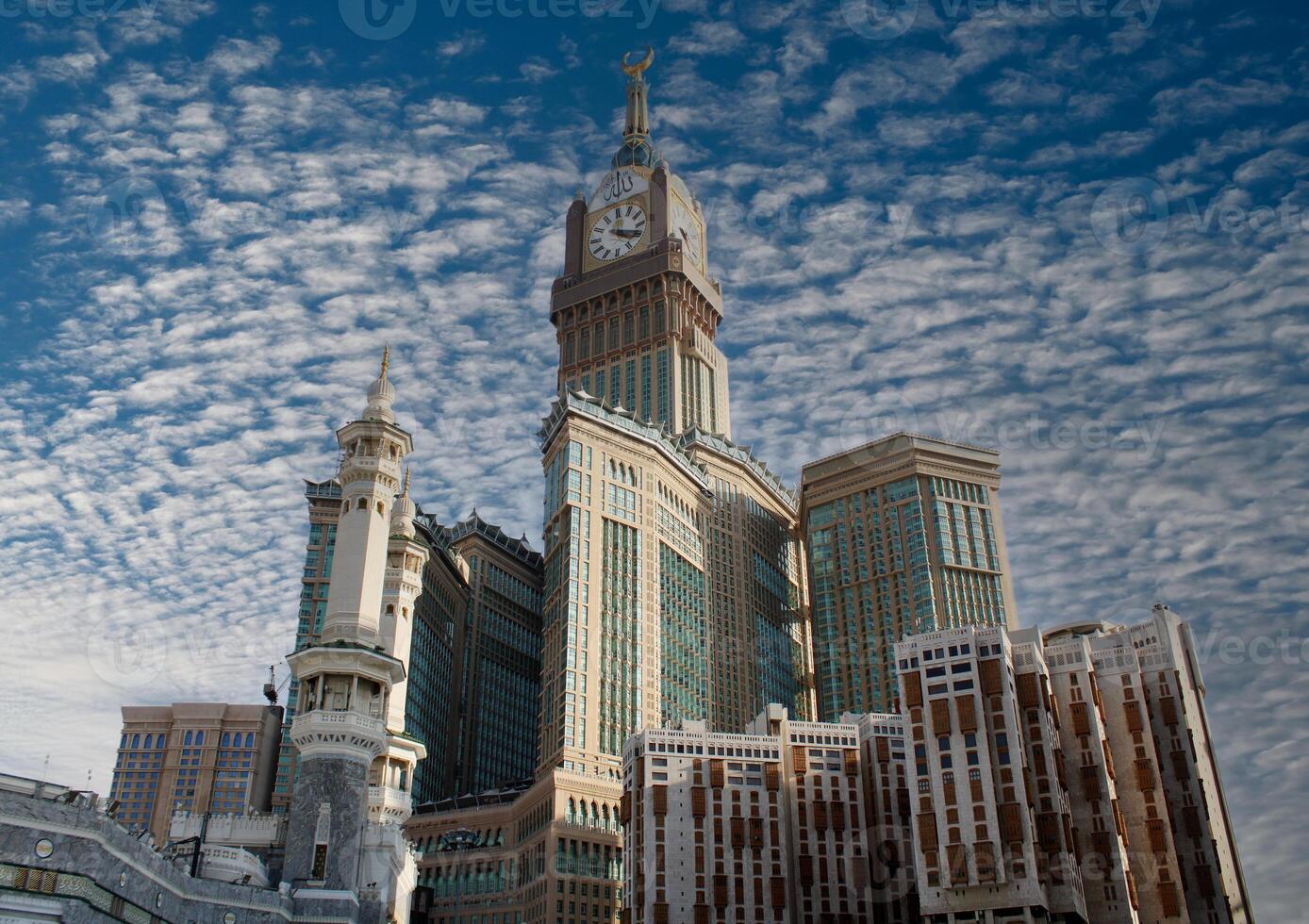 Royal Clock Tower Makkah in Makkah, Saudi Arabia. photo
