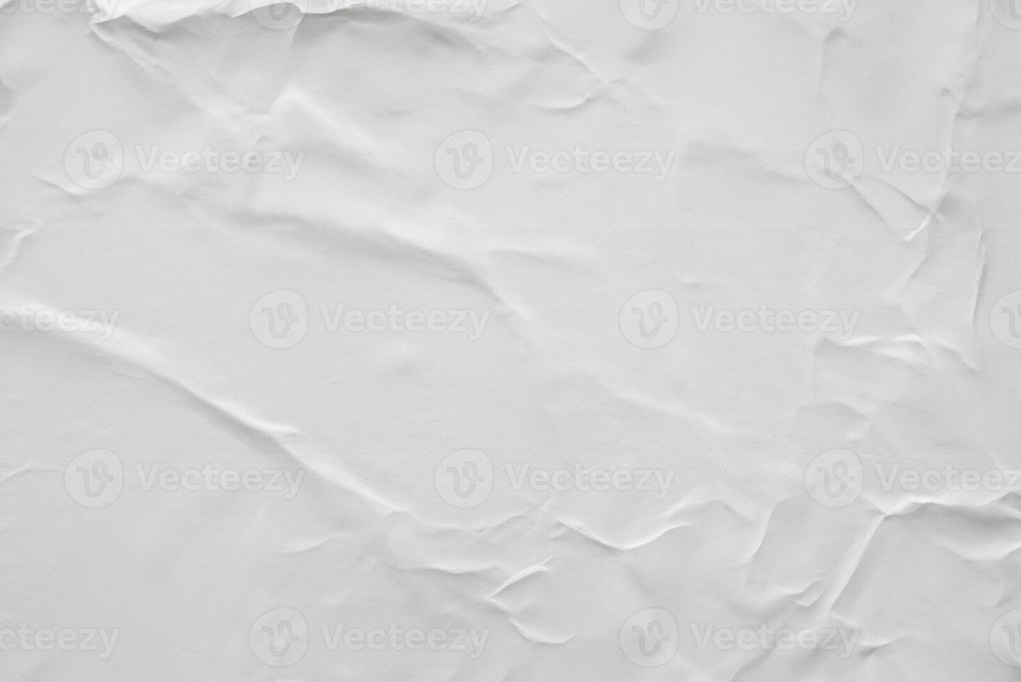 Textured Background, White Crumpled and Creased Paper Poster photo