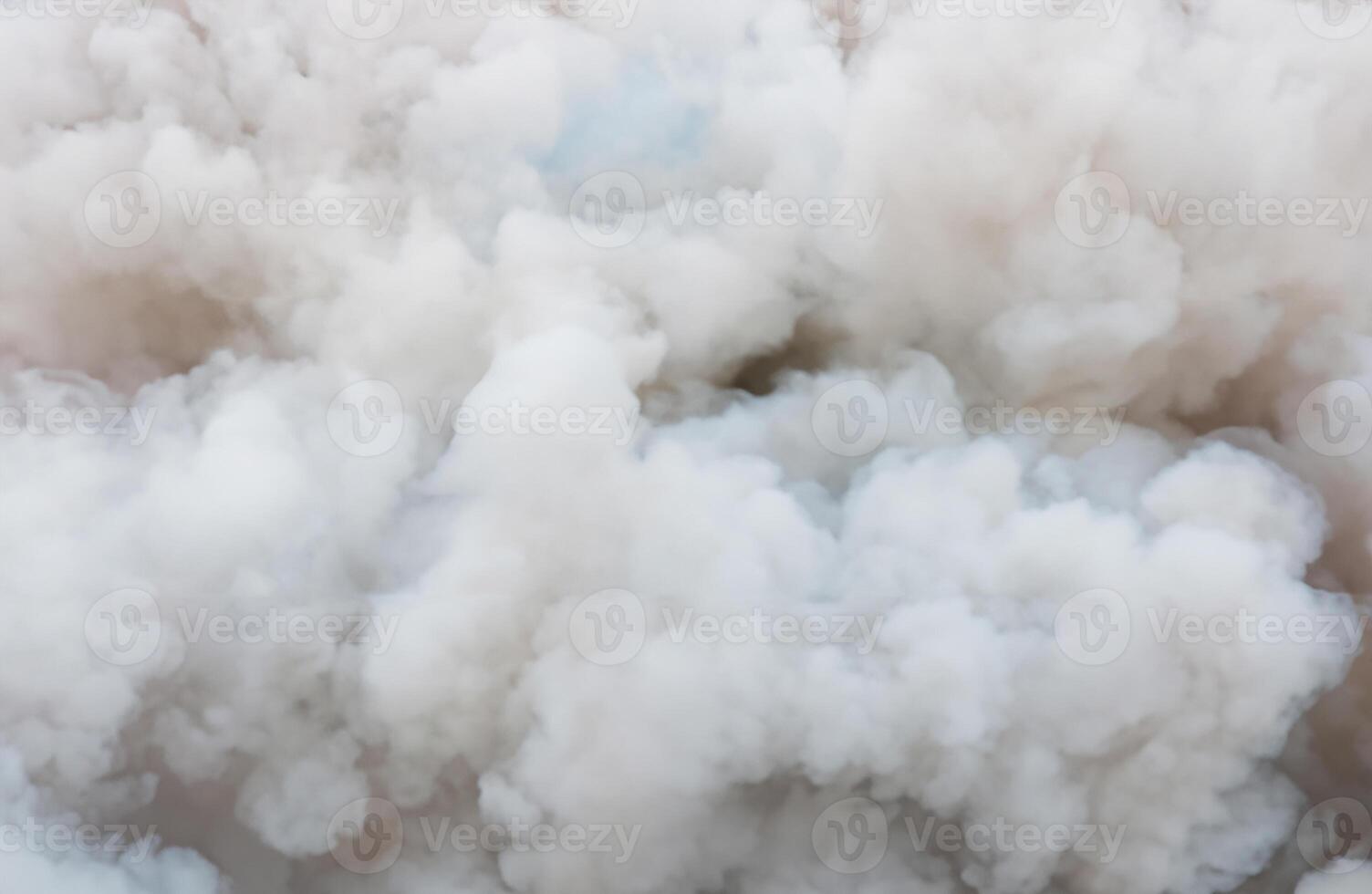 Dynamic Close-up of Billowing Black Smoke from Ignition Source photo