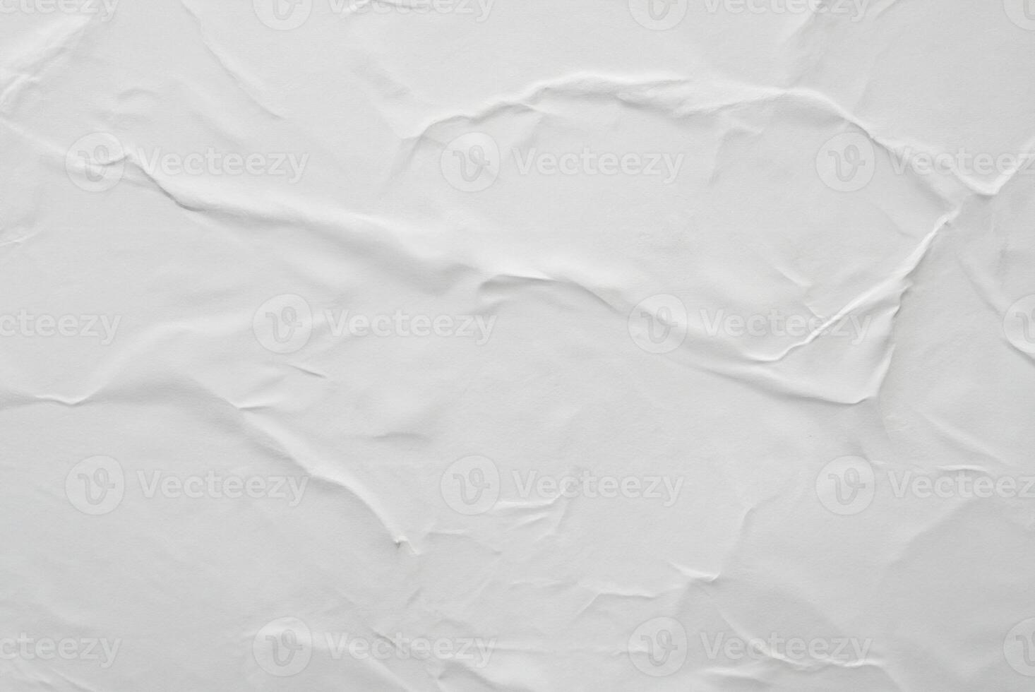 Textured Background, White Crumpled and Creased Paper Poster photo