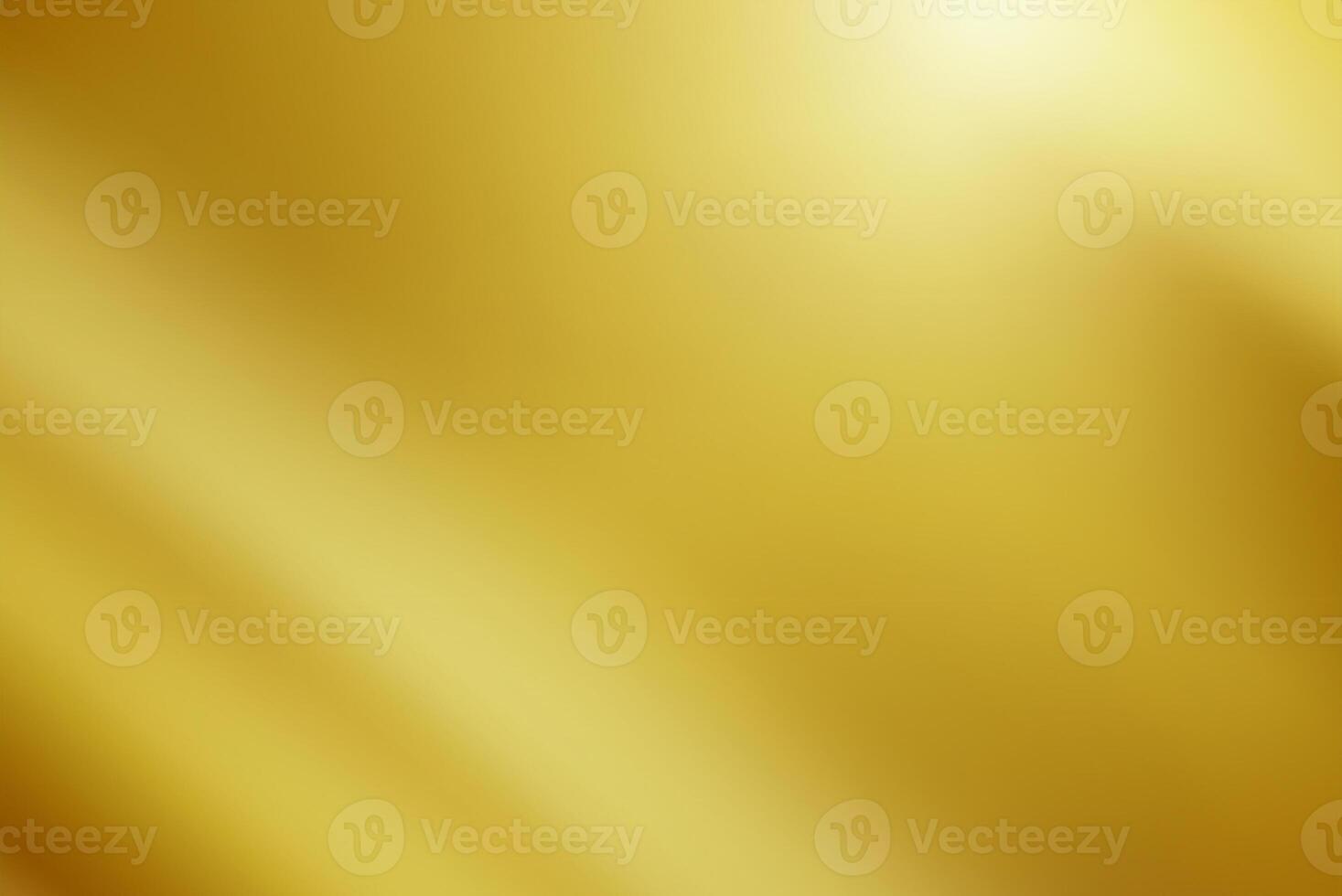 Abstract gold gredient metal color theme satin texture background. Lighting effects of flash. Blurred background with light glare. photo