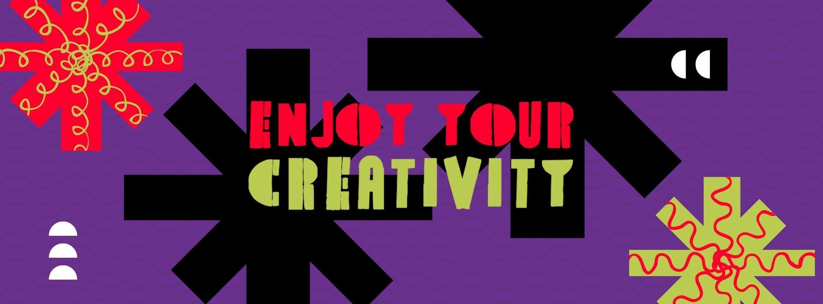 Enjoy Your Creativity for Creative Company Facebook Cover template