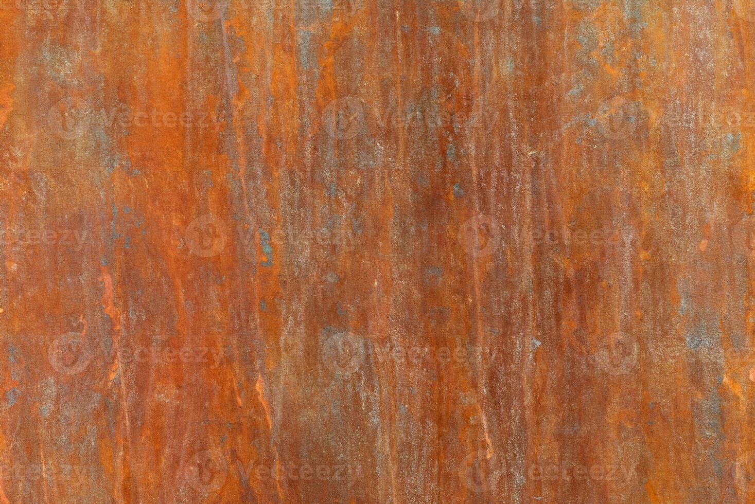 Macro Shot of Corrosion Patterns on Aged Steel Surface, Textured Background photo