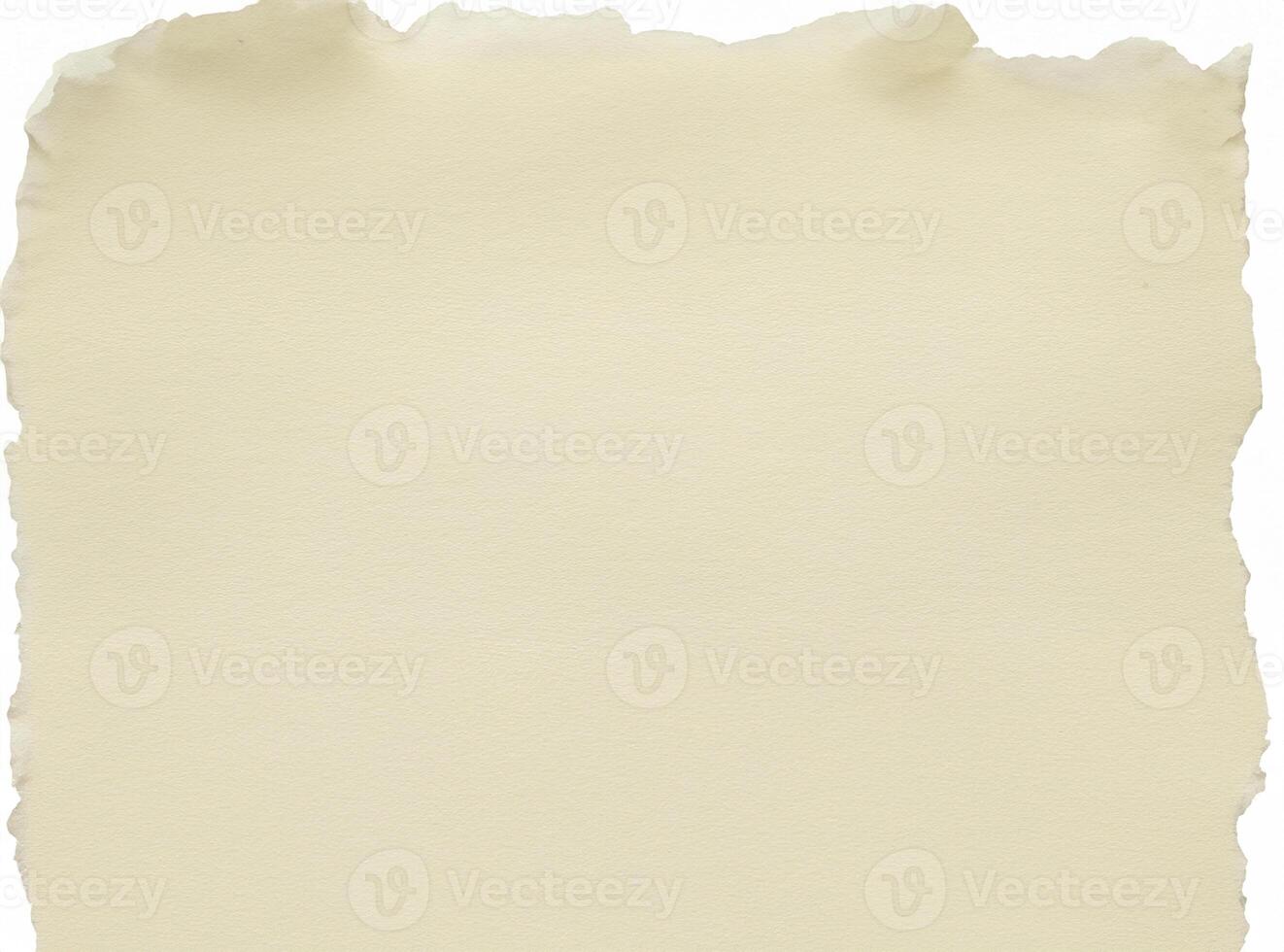 Isolated Blank Torn Brown Paper Note photo