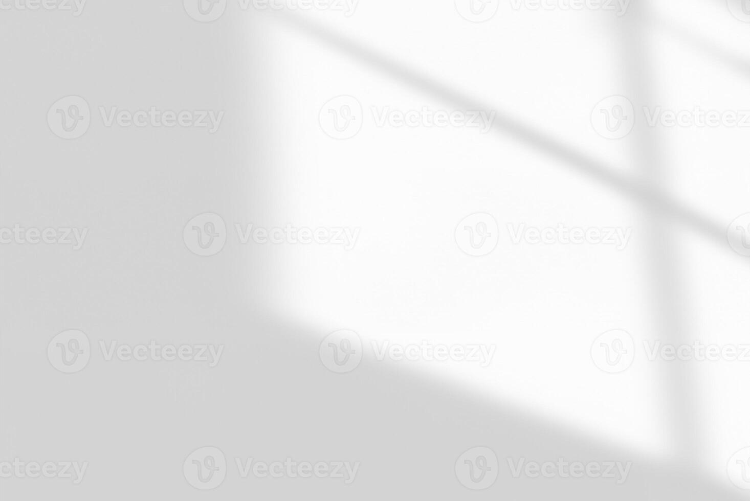 Shadow from Window Cast on White Wall Background photo