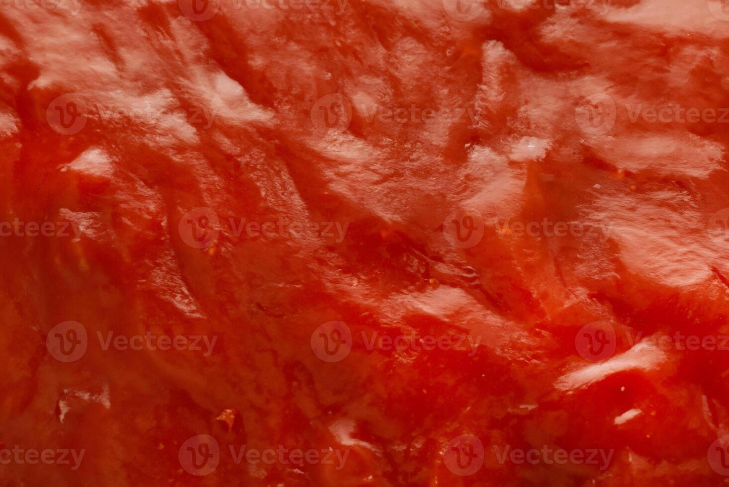 Culinary Close-Up, Detailed Texture of Tomato Sauce Ketchup Background photo