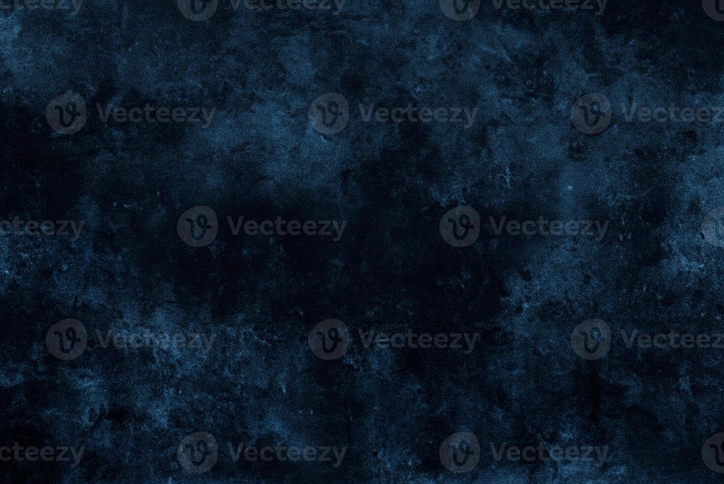 Weathered Blue Cement Wall with Grunge Textures photo
