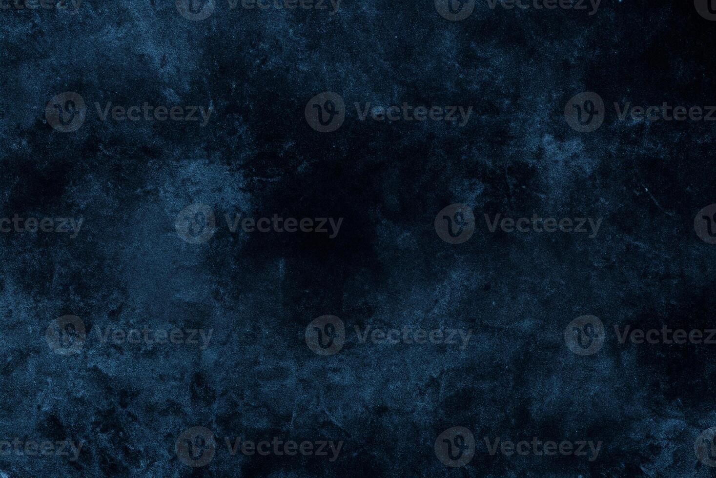Weathered Blue Cement Wall with Grunge Textures photo