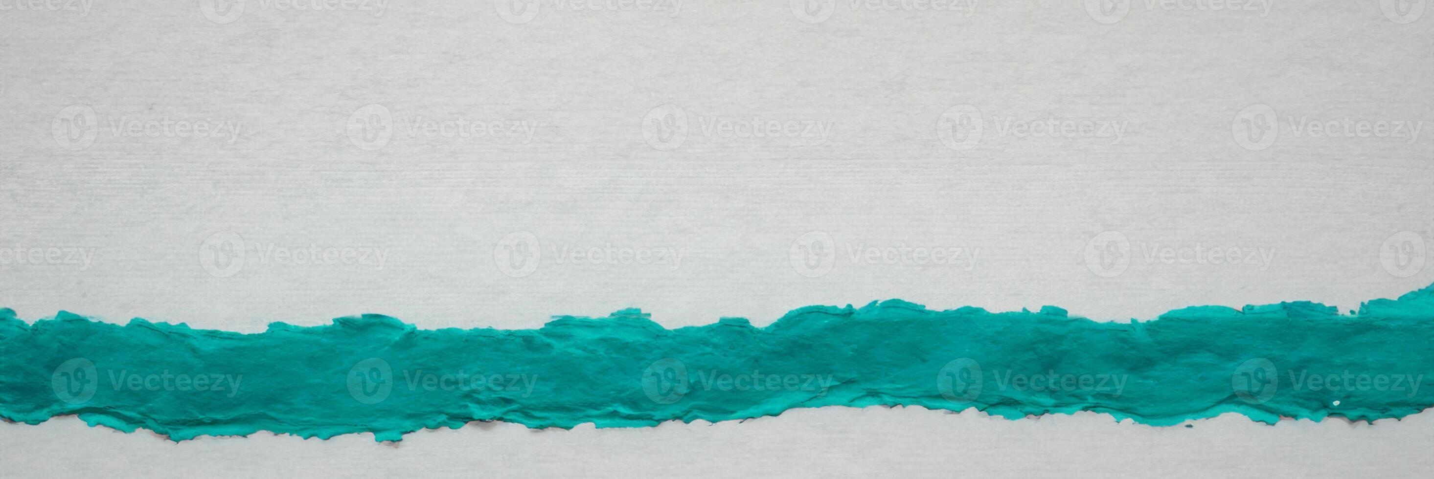 Artistic Abstract Landscape Crafted from Handmade Indian Paper photo
