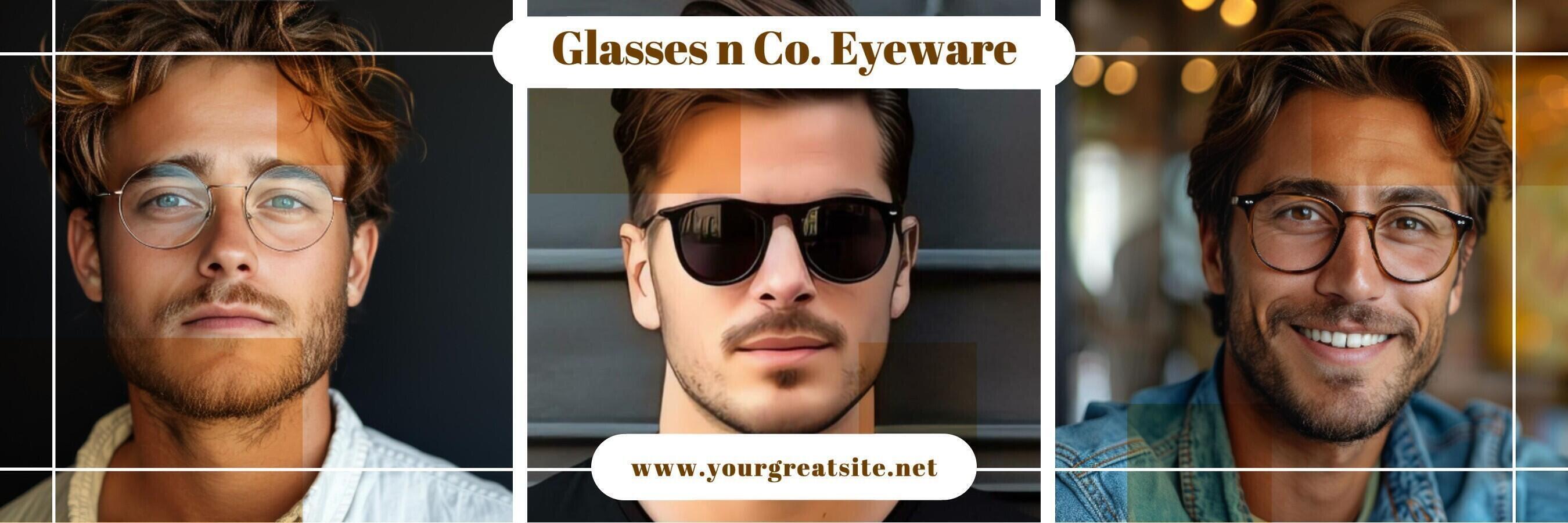 Glasses Online Shop Twitter Header template