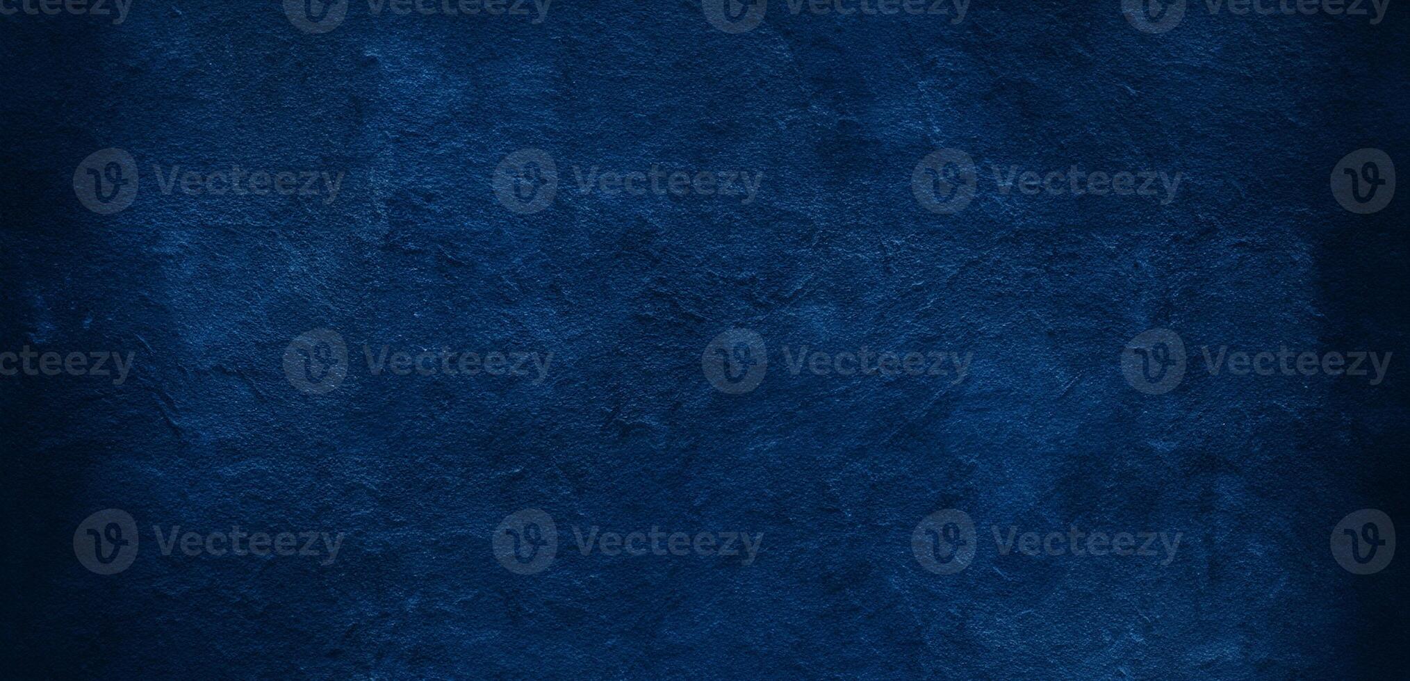 Cyan Textured Concrete Wall Background with Copy Space photo