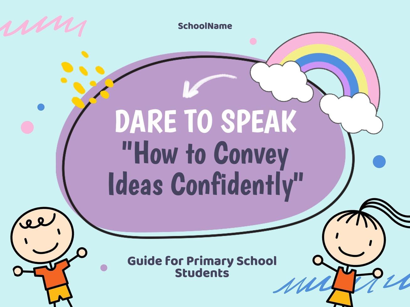 How To Convey Ideas Confidently Presentation template