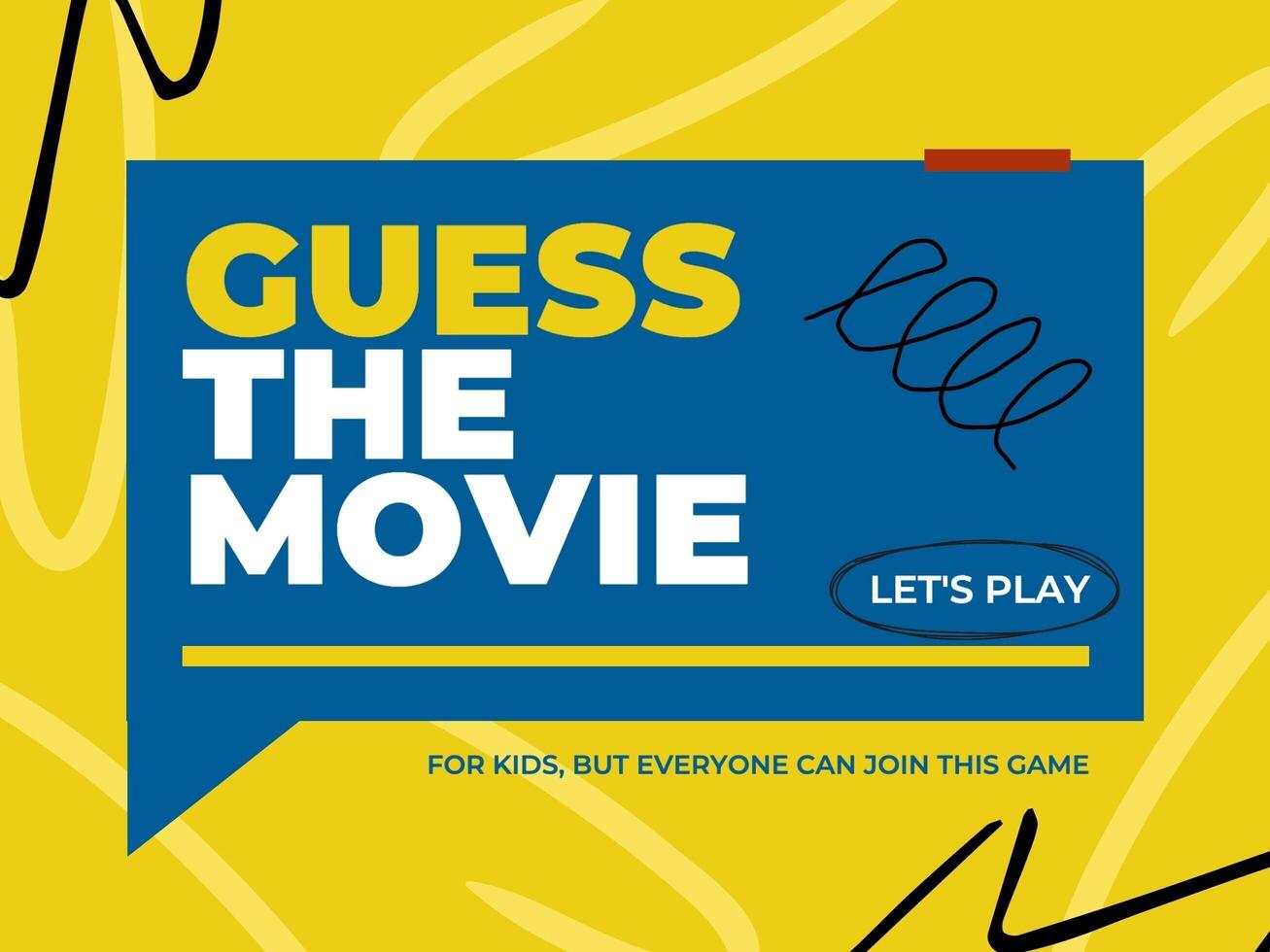 Guess Movie Game Night Presentation Template