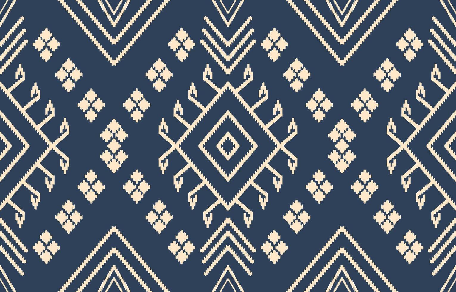 Ethnic abstract ikat art. Aztec ornament print. geometric ethnic pattern seamless color oriental. Design for background ,curtain, carpet, wallpaper, clothing, wrapping, Batik, illustration. vector