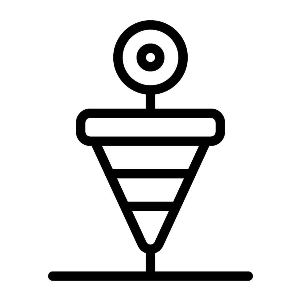 Score line icon vector