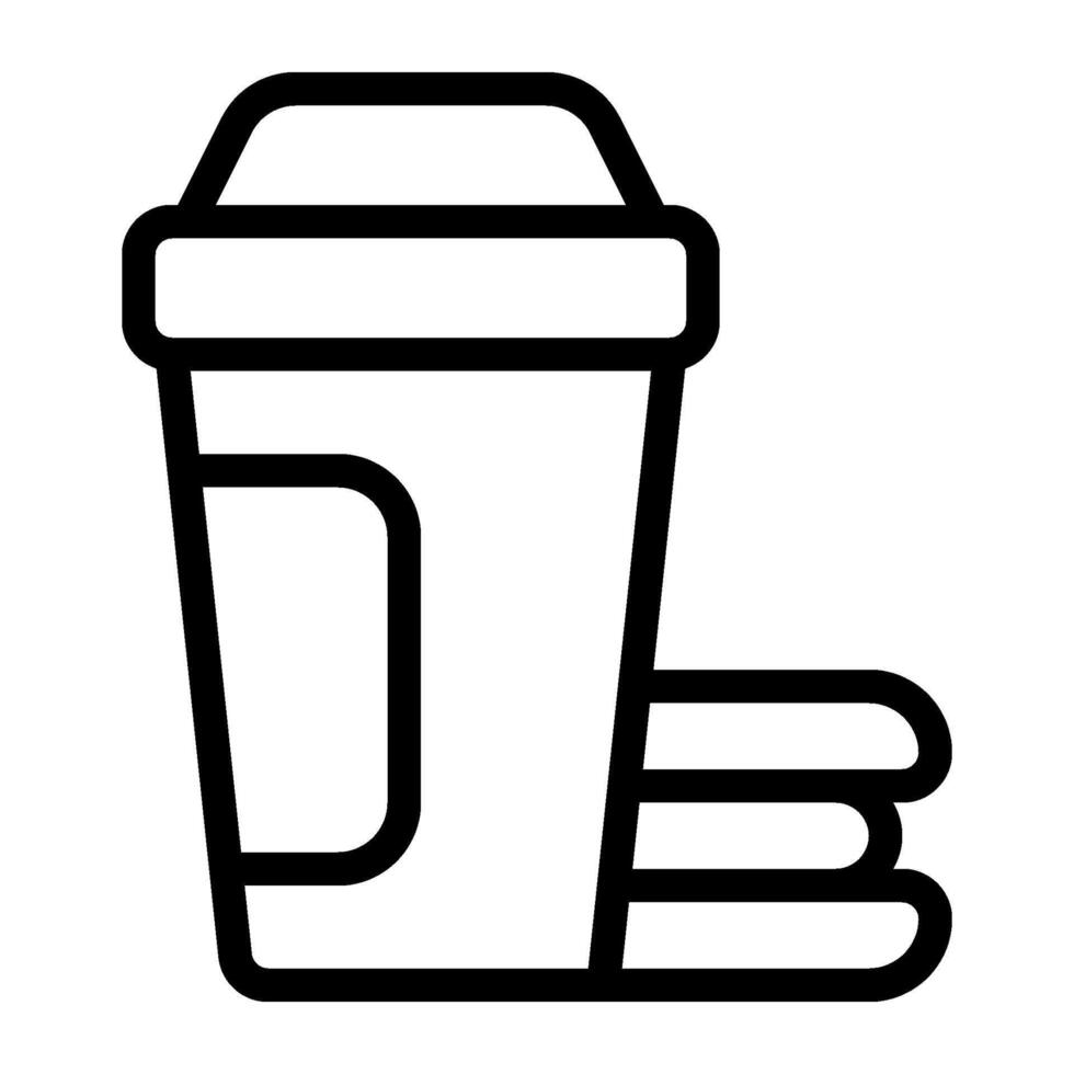 Food line icon vector