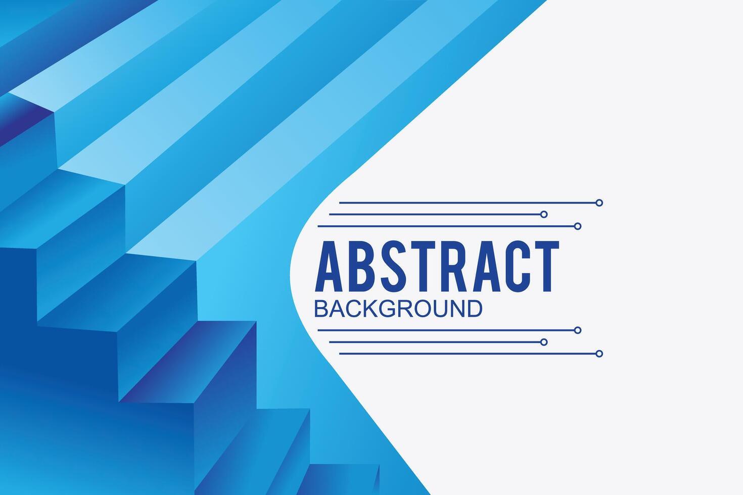 Geometric blue background gradient color vector