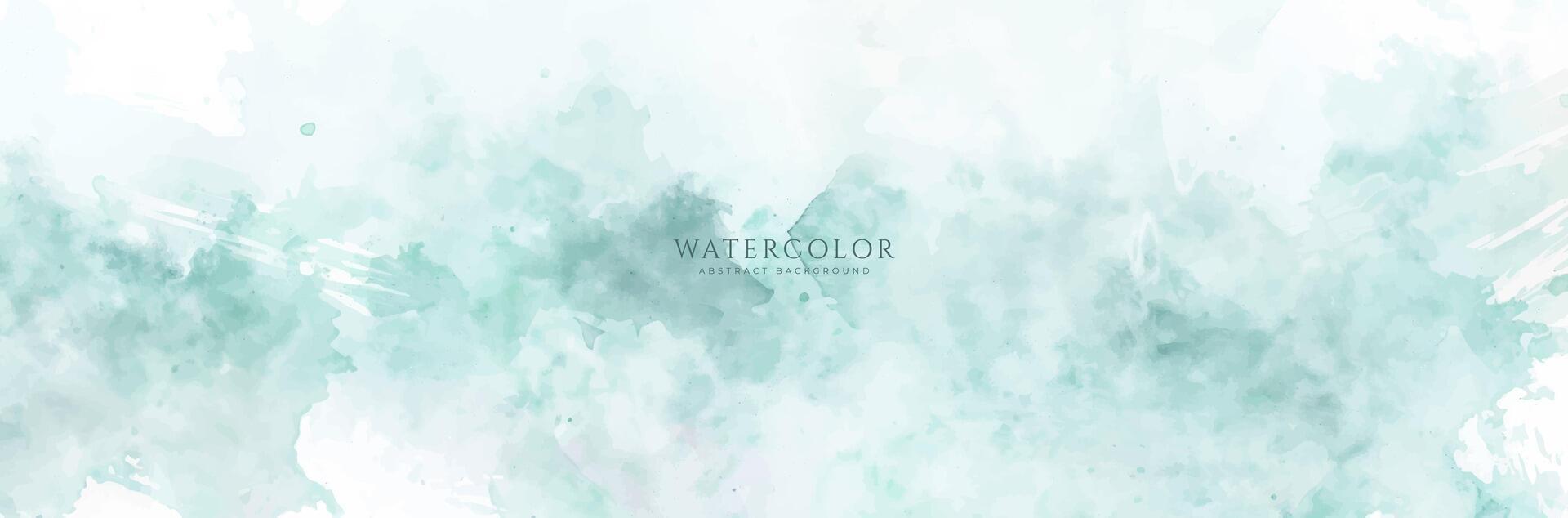 Abstract horizontal watercolor background. Neutral light colored empty space background illustration vector