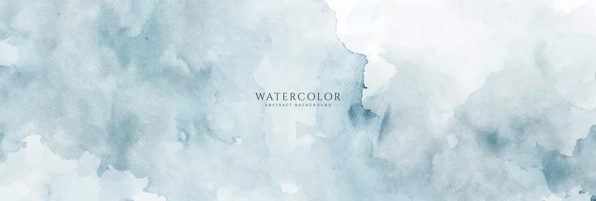 Abstract horizontal watercolor background. Neutral light colored empty space background illustration vector