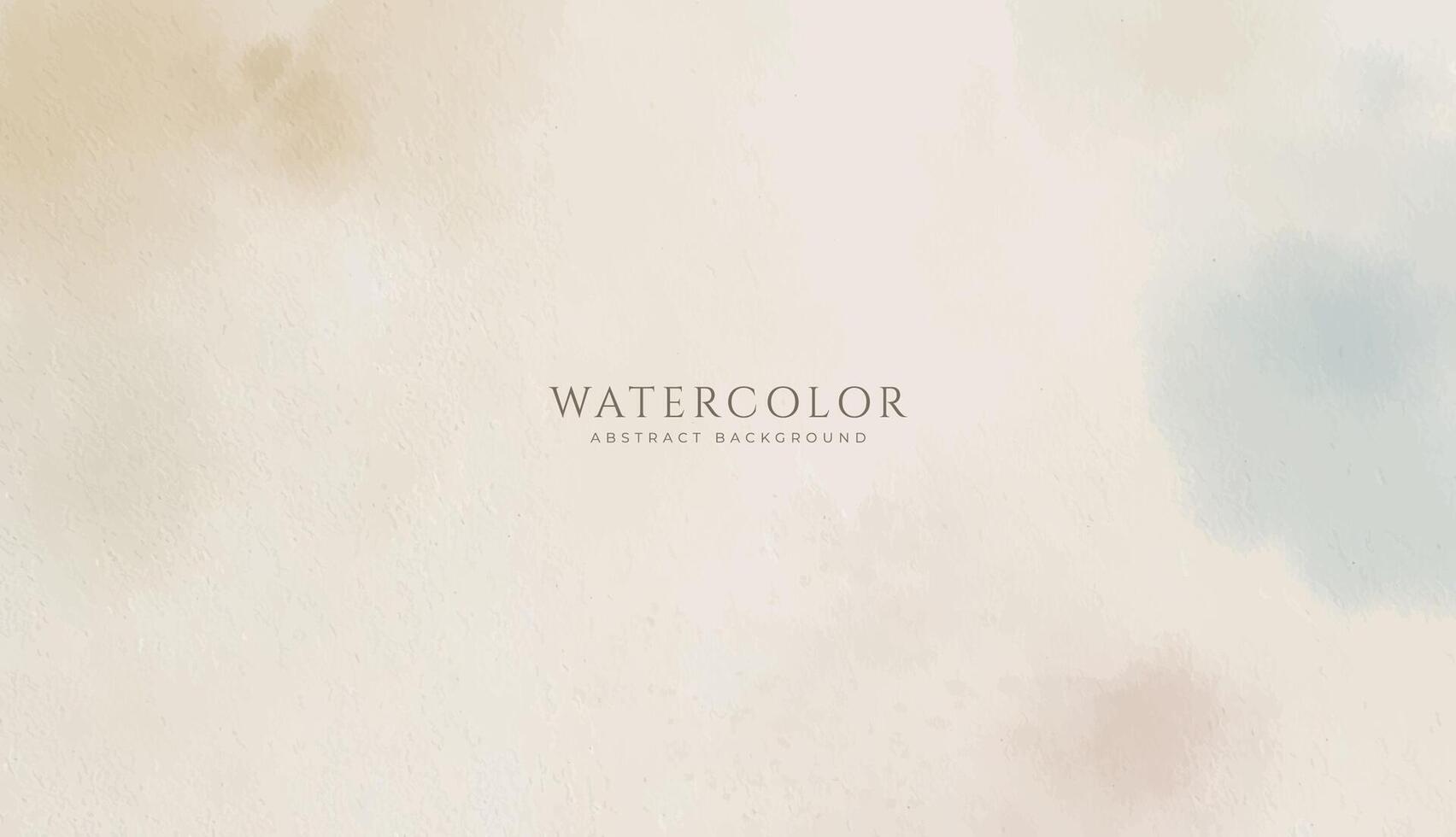 Abstract horizontal watercolor background. Neutral light colored empty space background illustration vector