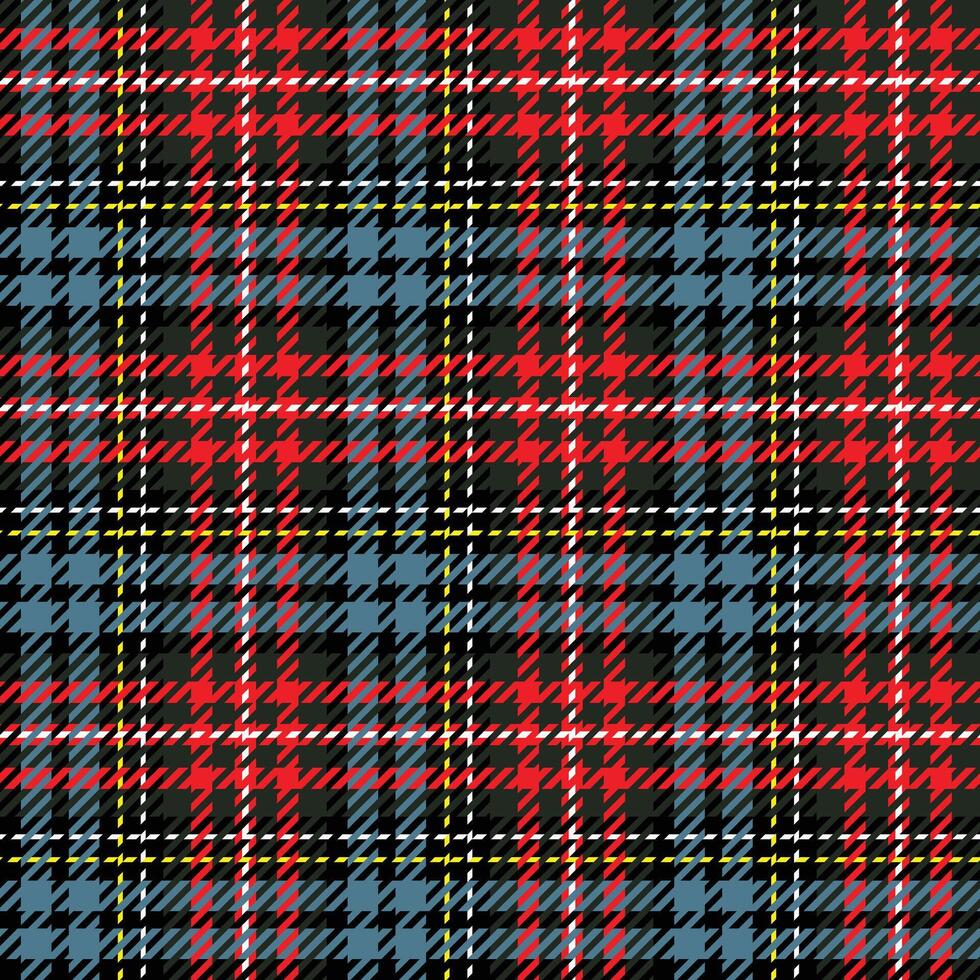 red and blue plaid texture vector