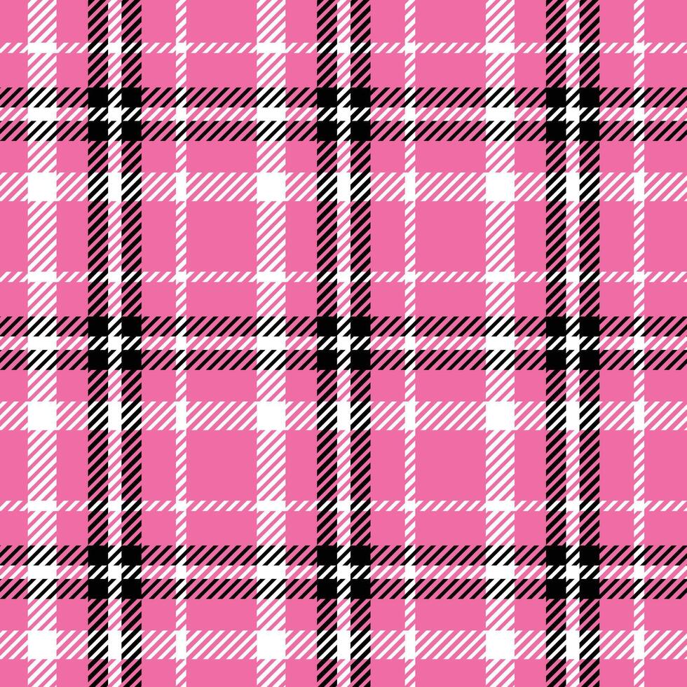 pink and white plaid texture vector