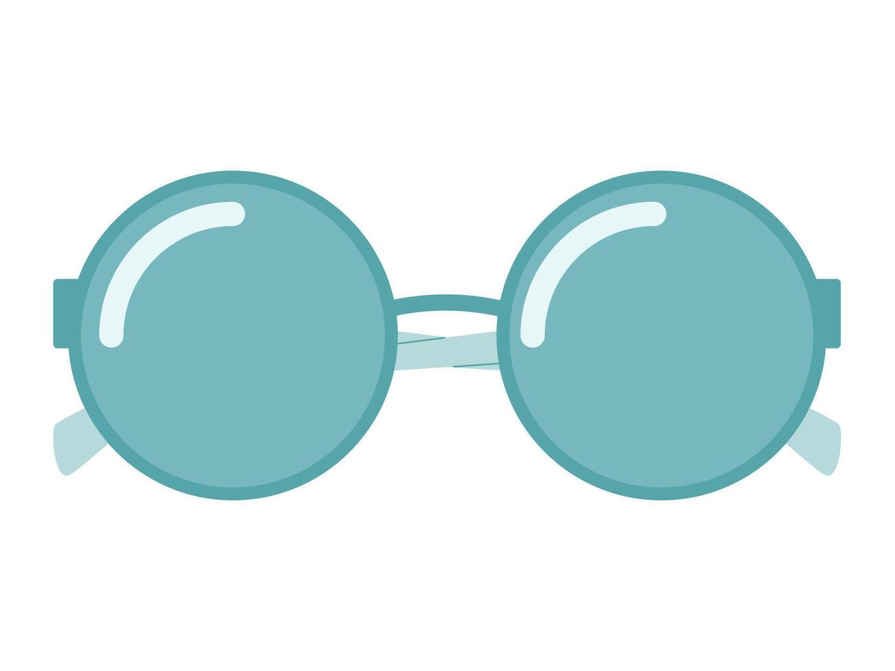 Stylish Sunglasses icon. Fashionable glasses frame silhouette. Accessory for Eye Protection from Sun vector