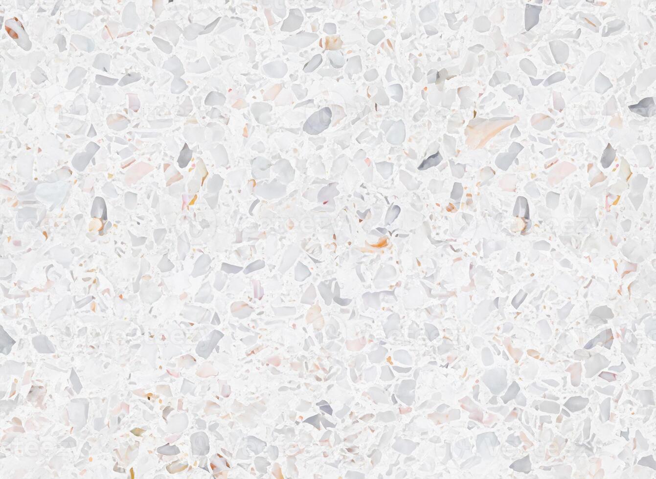 High-Quality Terrazzo and Marble Flooring, Perfect Background for Wall Patterns and Text Insertion photo