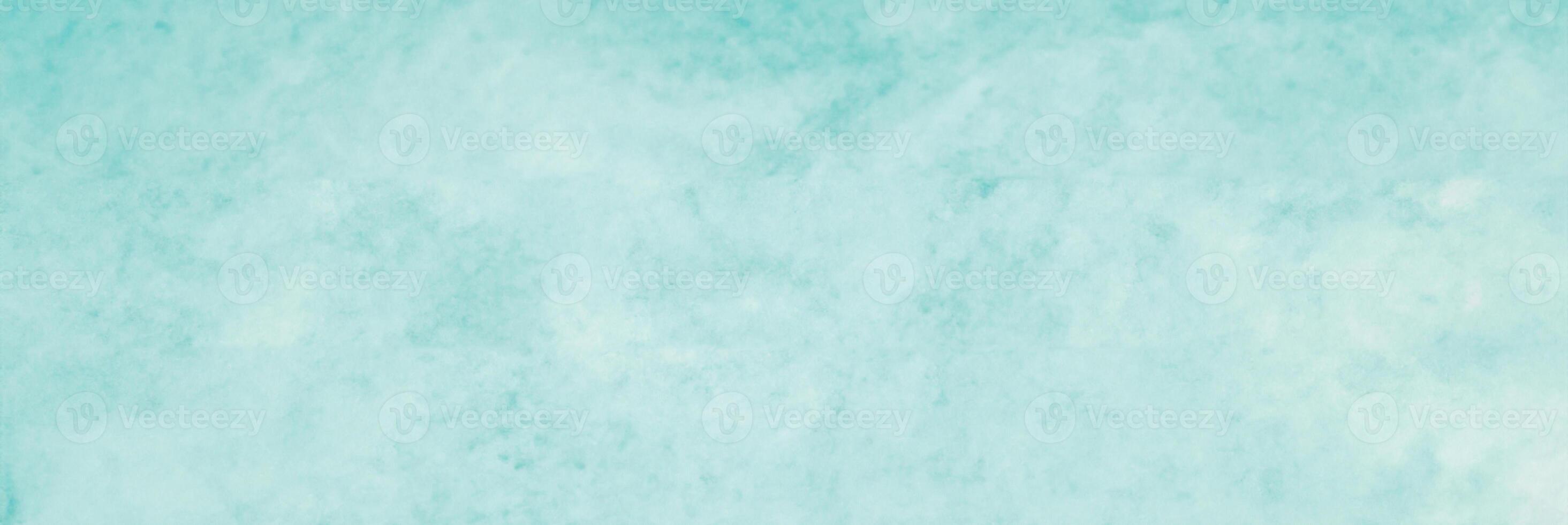 Abstract Watercolor Composition, Sky and Mint Green Texture on Wet White Paper Background photo