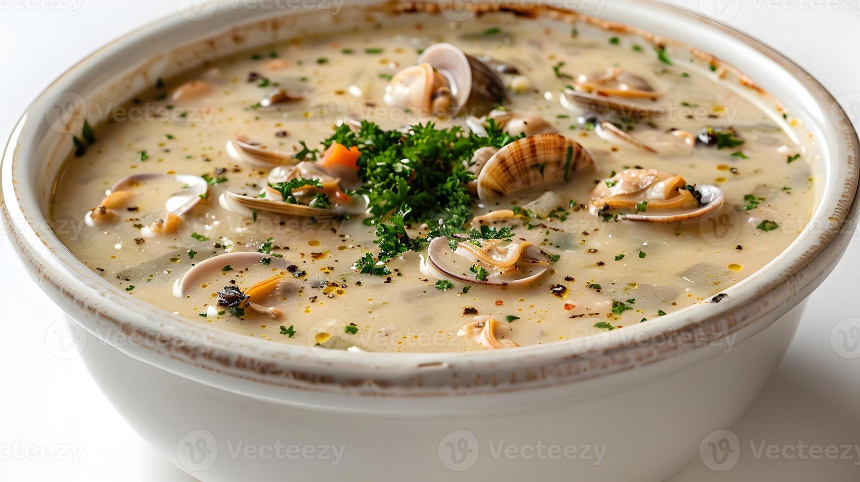 Creamy Clam Chowder A Delightful and Savory Culinary Experience photo