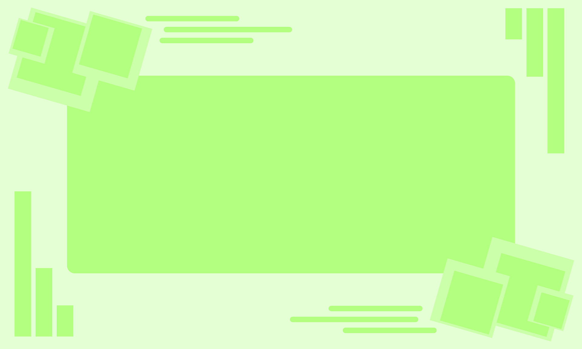 simple green background. Green background with 3 green variations