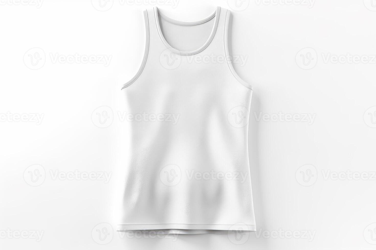 Blank white t-shirt mockup, template for design uses photo