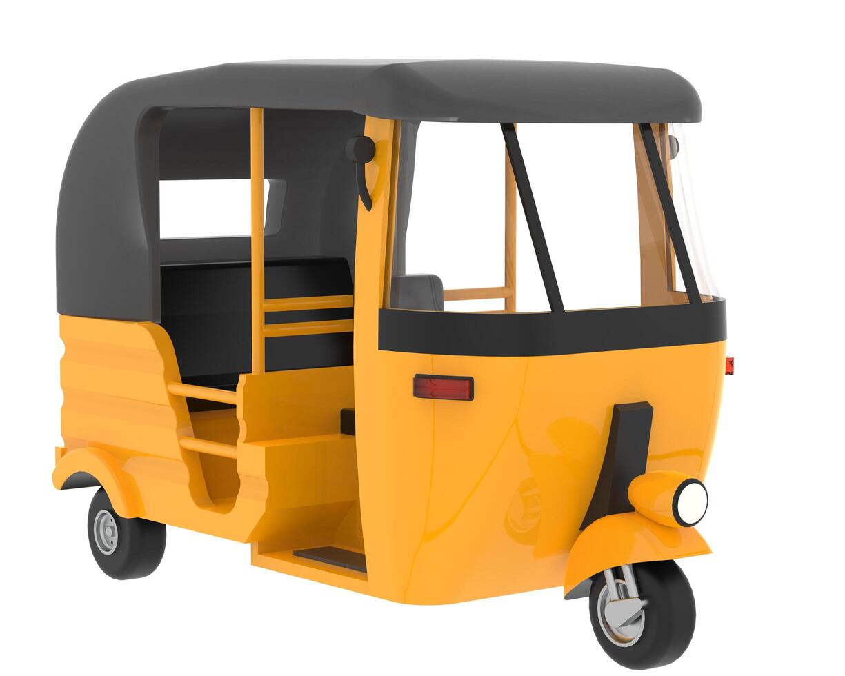 Thailand car isolated on background. 3d rendering - illustration photo