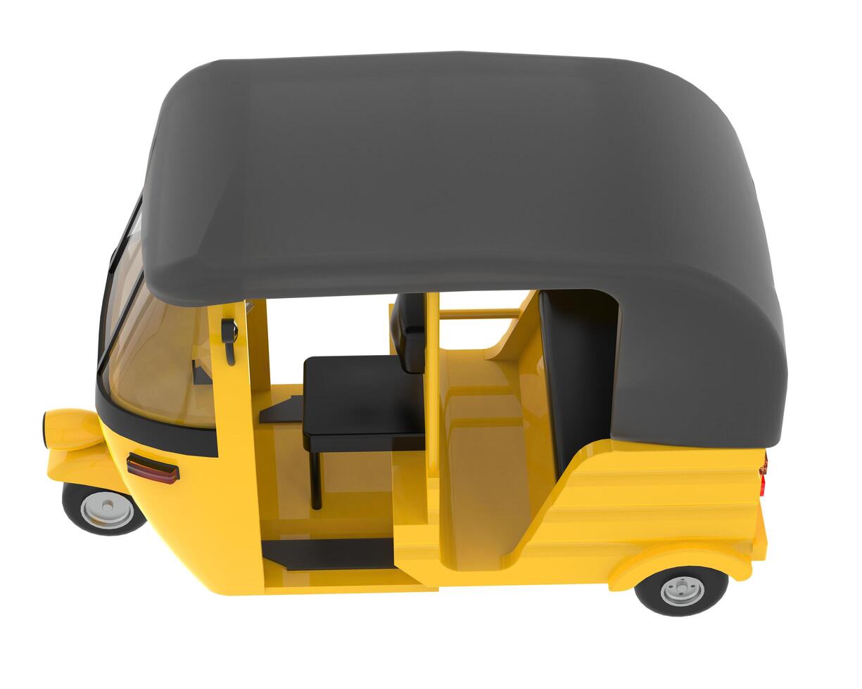 Thailand car isolated on background. 3d rendering - illustration photo