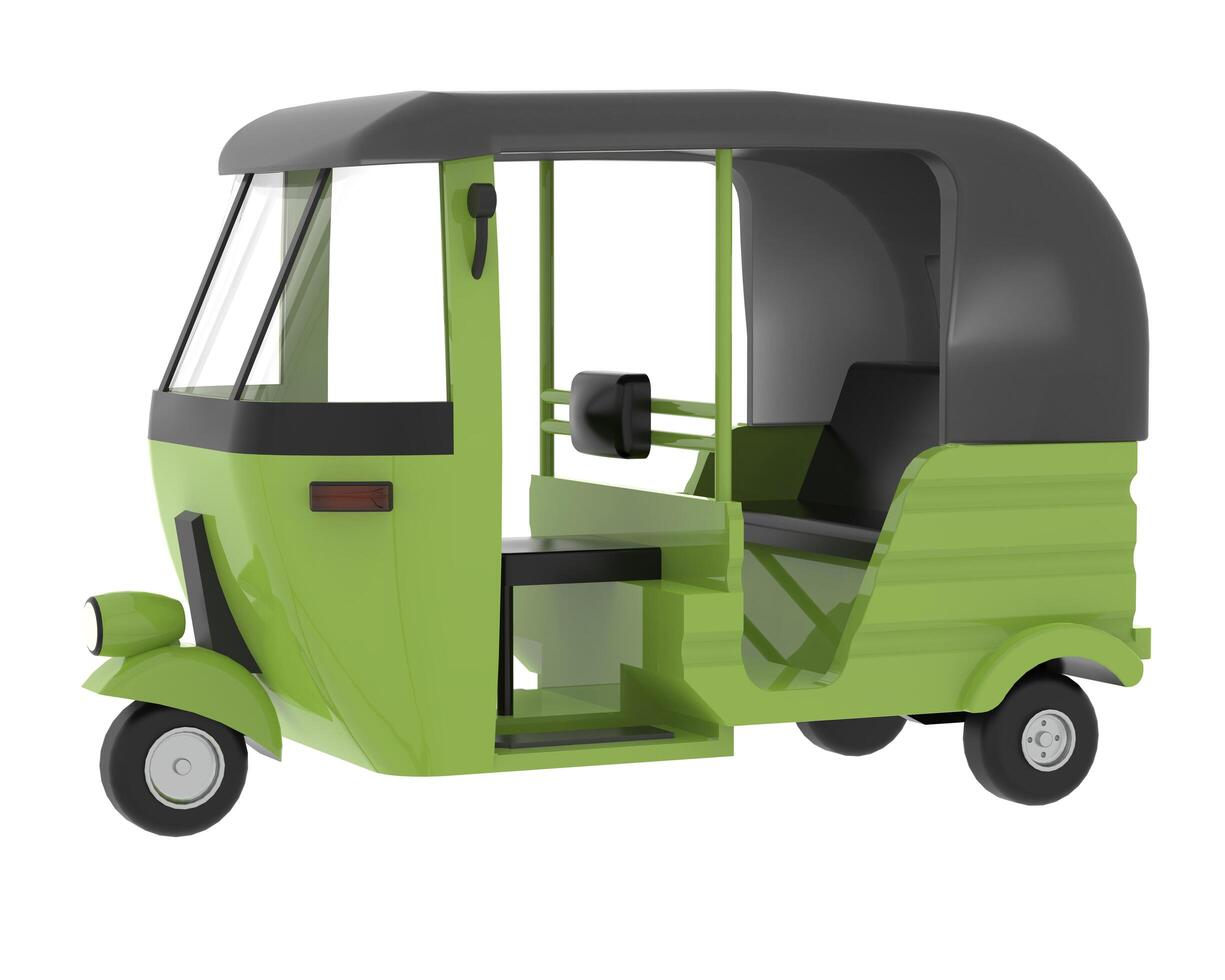 Thailand car isolated on background. 3d rendering - illustration photo