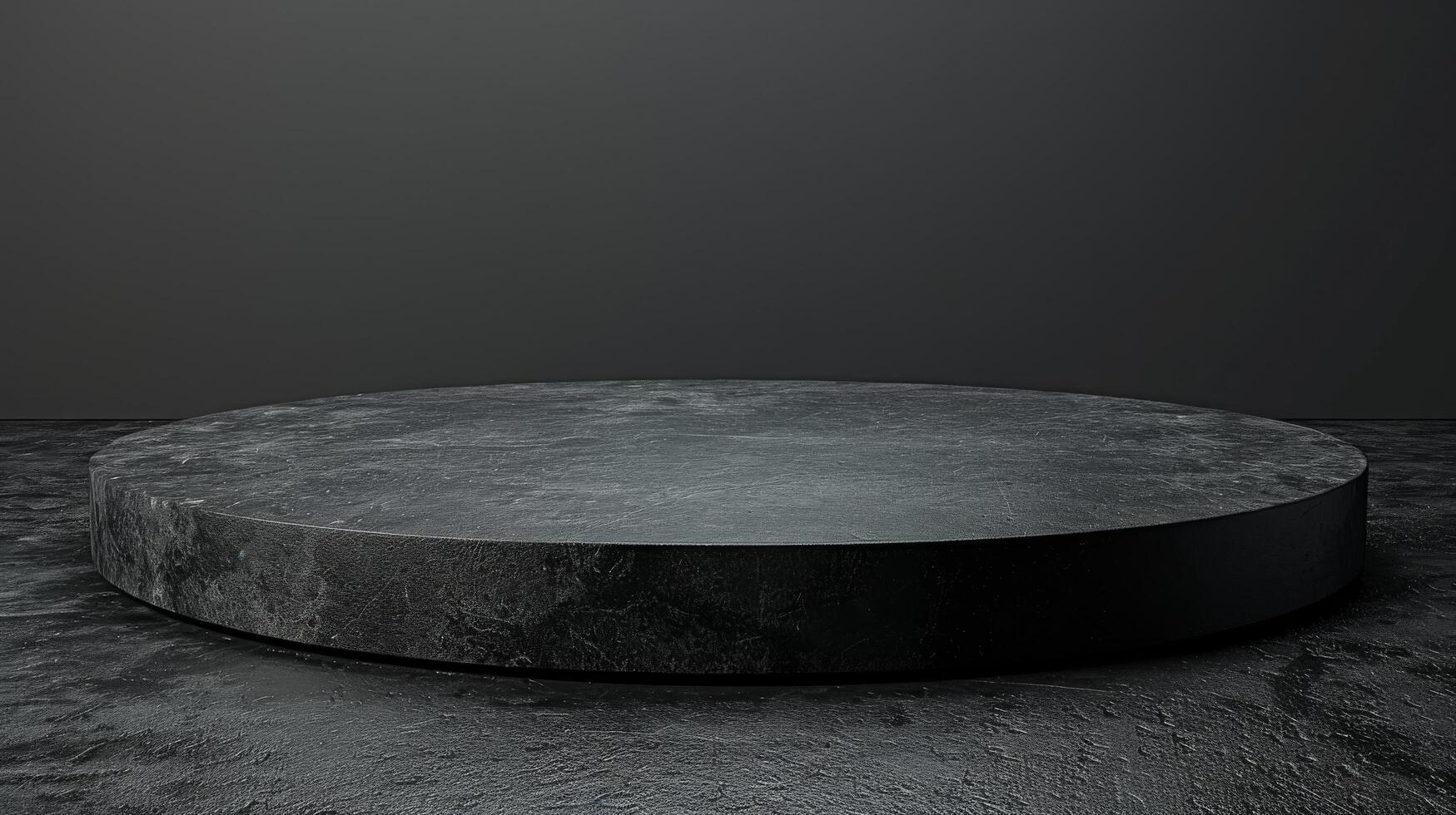 Round Metal Container on Table photo