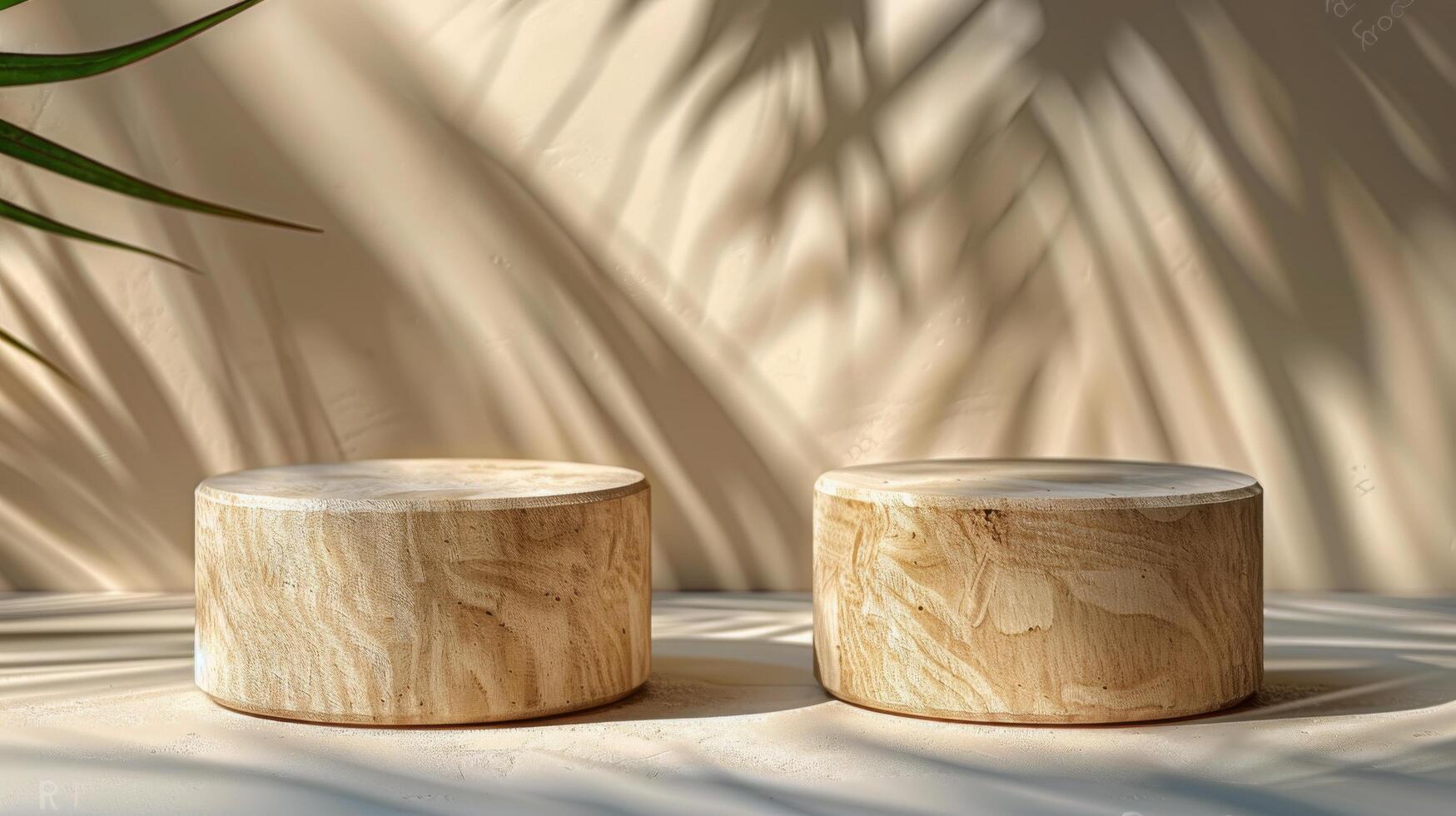 Wooden Containers on Table photo