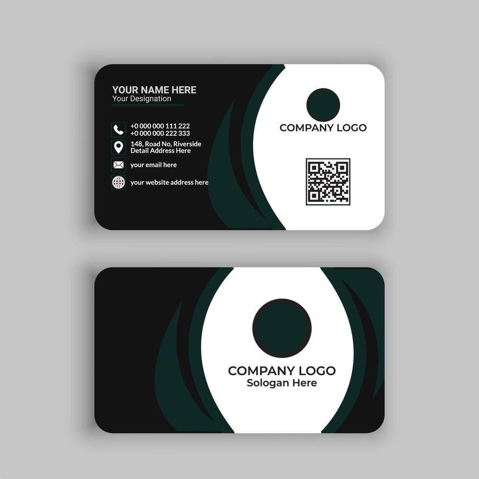 Unique Busniess Card Design vector