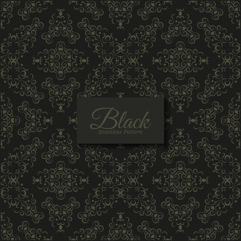 dark ethnic seamless pattern template vector