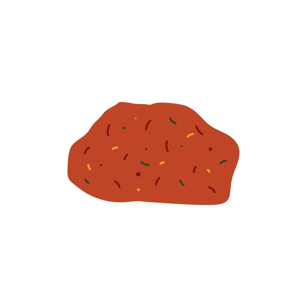 Bauxite icon. Natural resource. Mining. vector