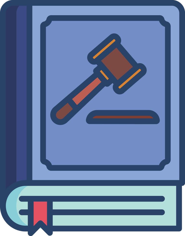 Constitution linear color illustration vector