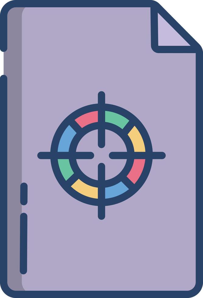 Printing Machine linear color illustration vector