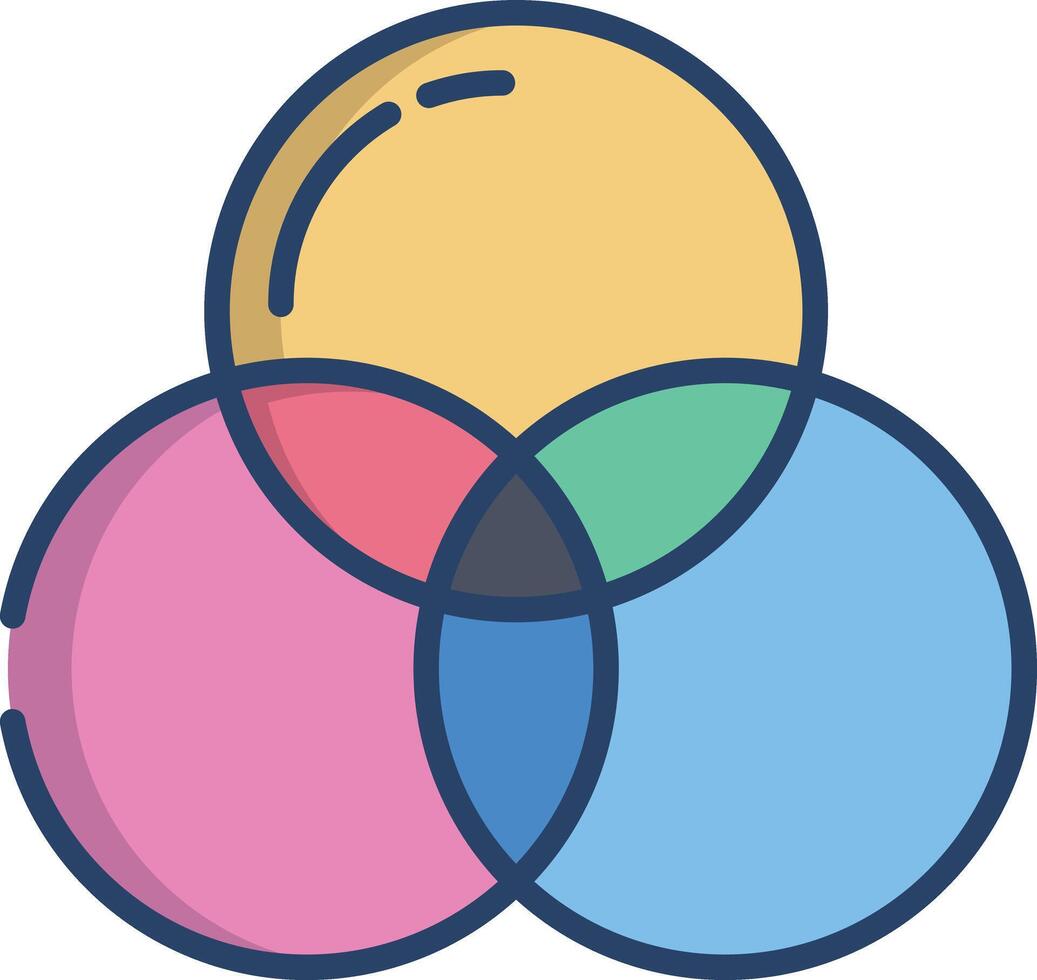Cartridge linear color illustration vector