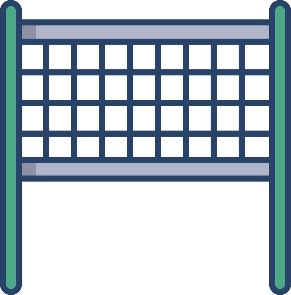 net climb linear color illustration vector
