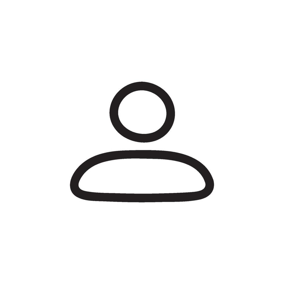 Person icon concepts for apps, web and interfaces vector