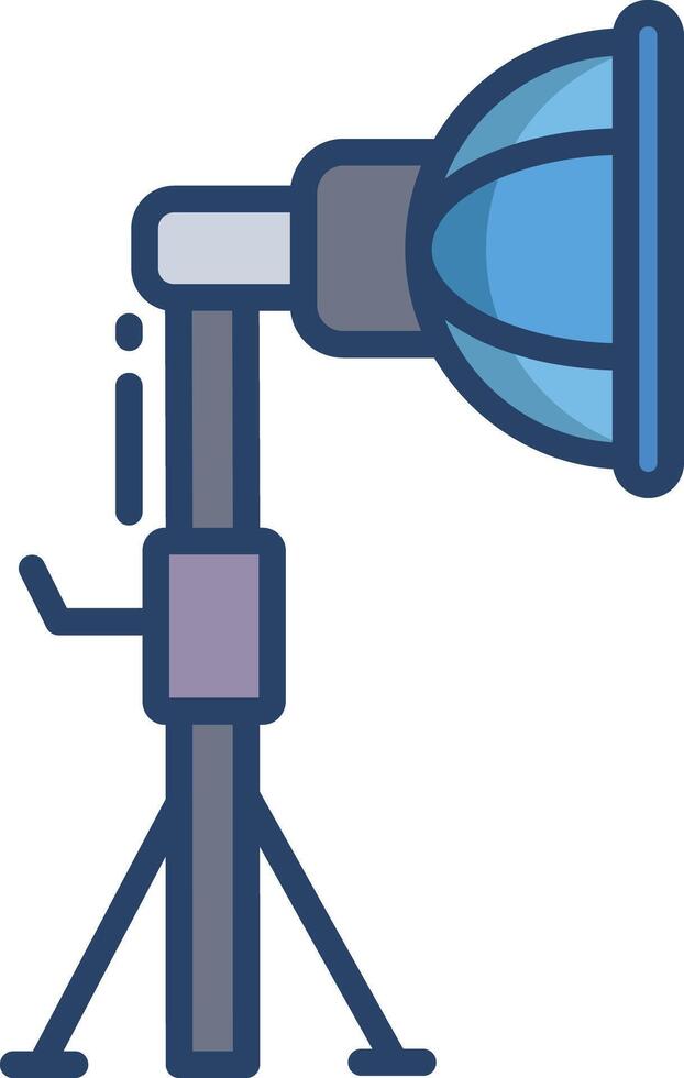 Umbrella linear color illustration vector