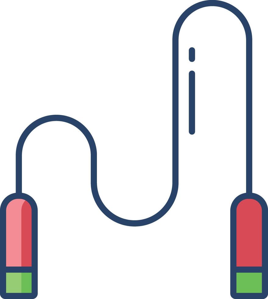 Workout linear color illustration vector