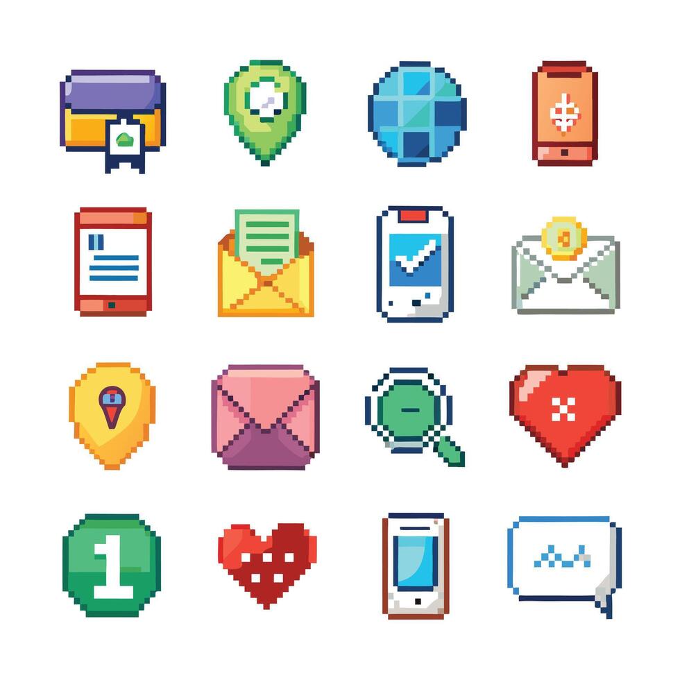 Contact Us icon set collection for websites and mobile applications vector