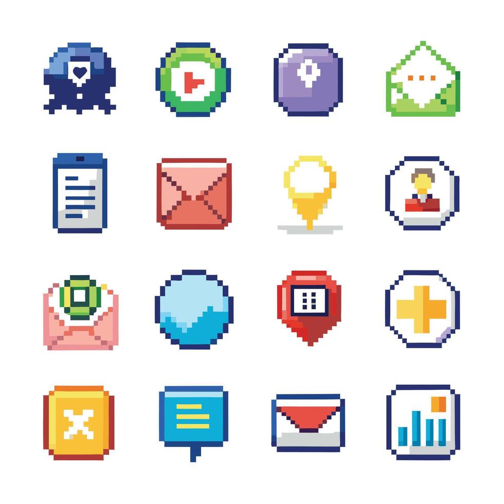 Contact Us icon set collection for websites and mobile applicationsContact Us icon set collection for websites and mobile applications vector