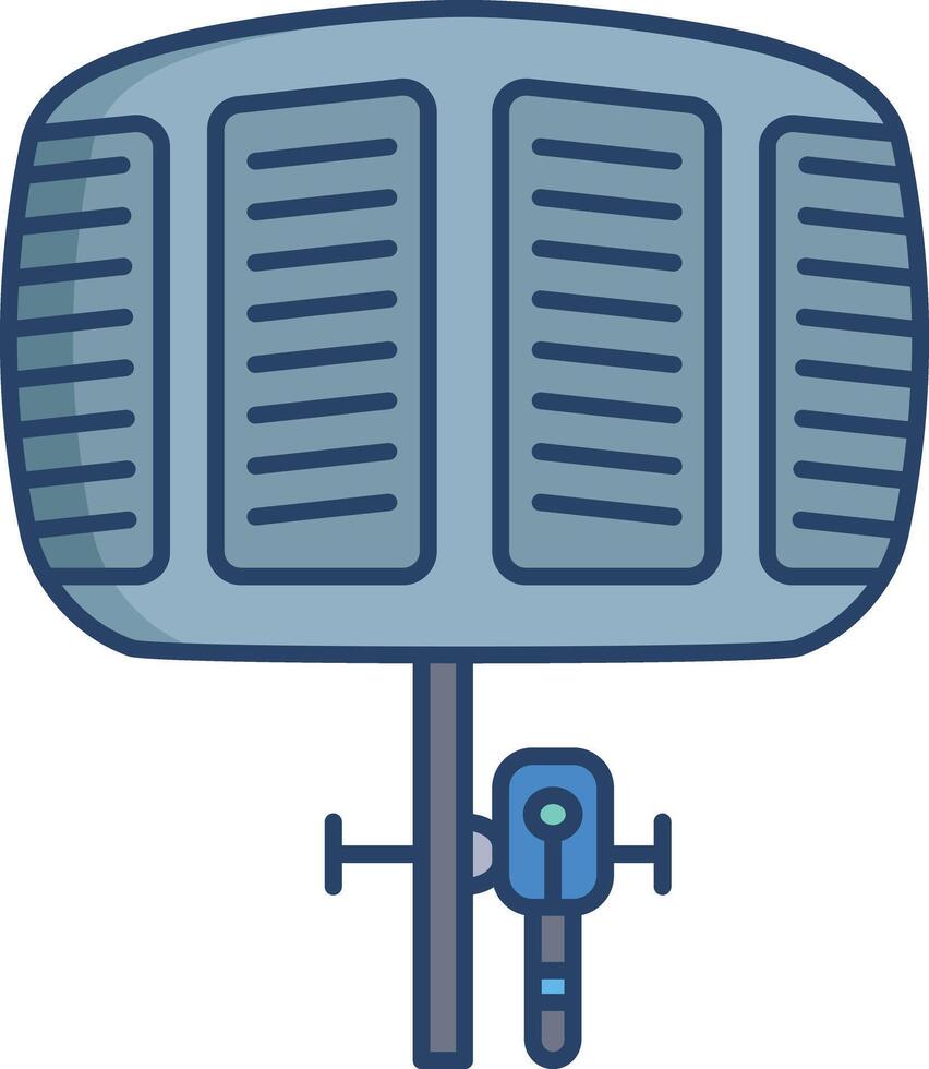 Audio Filter linear color illustration vector